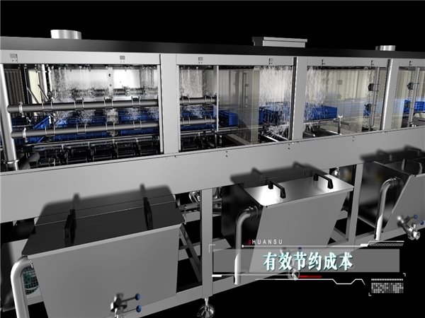 全自動(dòng)洗筐機(jī)，大洋牌周轉(zhuǎn)箱清洗機(jī)，啤酒筐清洗機(jī)
