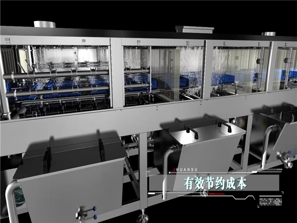 周轉(zhuǎn)箱清洗機(jī)，塑料盤筐清洗機(jī)，水果筐清洗機(jī)，價(jià)格采購