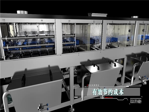 周轉(zhuǎn)箱清洗機(jī)，塑料盤筐清洗機(jī)，水果筐清洗機(jī)，價(jià)格采購